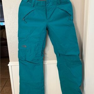 The North Face Turquoise Snow Pants